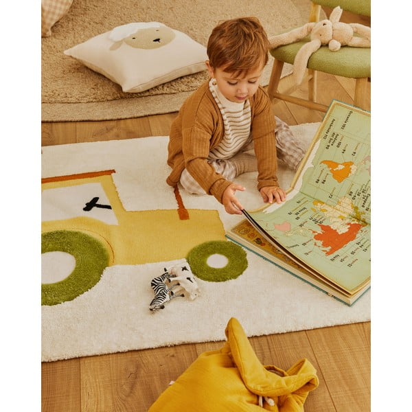 Svetlohnedý ručne tkaný vlnený okrúhly koberec ø 200 cm Marely – Kave Home-image-2