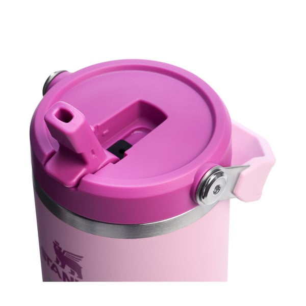 Ružová termoska z nehrdzavejúcej ocele 890 ml IceFlow™ Flip Straw 2.0 Tumbler Cherry Blossom – Stanley-image-3