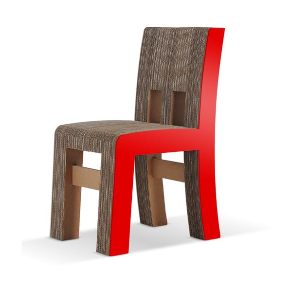 Kartónová stolička Campagnola Red