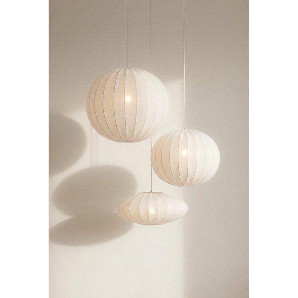 Biele závesné svietidlo ø 50 cm Solia – Markslöjd-image-2