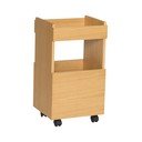 Servírovací stolík na kolieskach v dekore duba 35x40 cm Forma – Hübsch