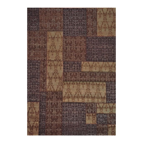 Koberec Patchwork 8 Brown, 62x124 cm