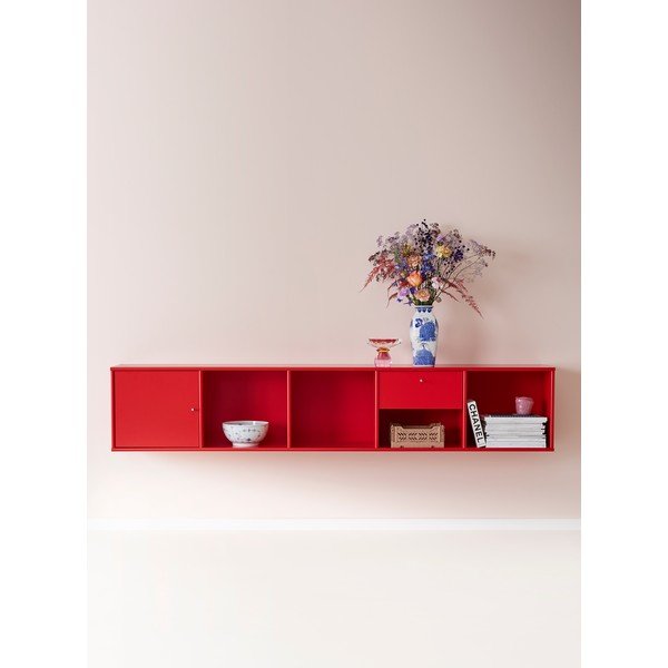 Červená nástenná knižnica Mistral 108-image-4
