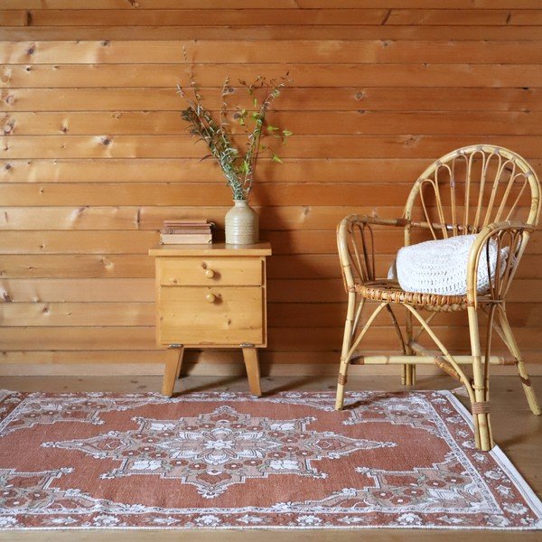 Oranžový detský koberec 100x150 cm Lalitha – Nattiot-image-2