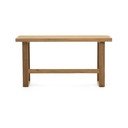 Drevená záhradná lavica v prírodnej farbe Canadell – Kave Home