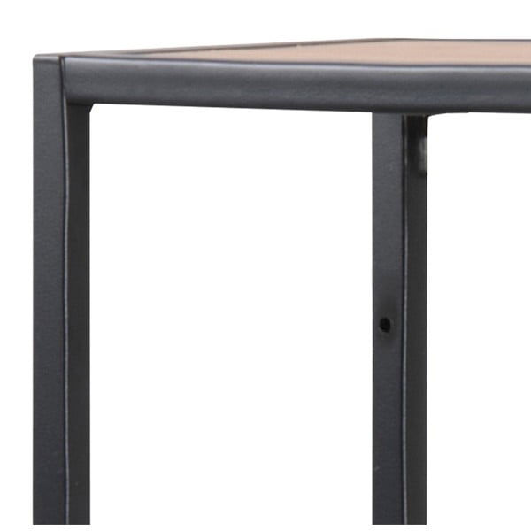 Nástenná knižnica v dekore duba v čierno-prírodnej farbe 75x91 cm Seaford – Actona-image-4