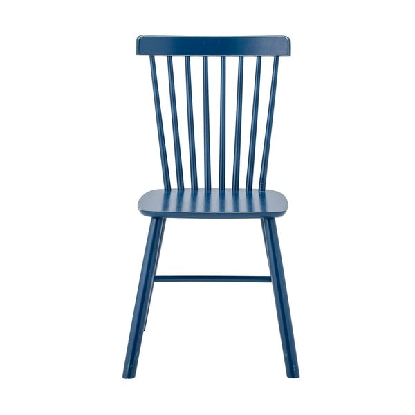 Modré jedálenské stoličky z kaučukového dreva v súprave 2 ks Mill – Bloomingville-image-2
