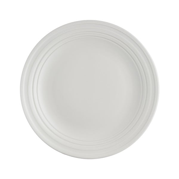 Biely dezertný tanier z kameniny Mason Cash Original Cane, ⌀ 21,5 cm