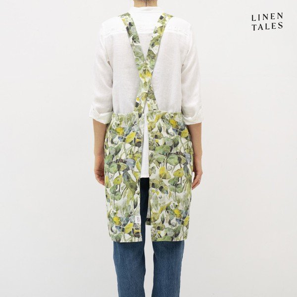 Ľanová zástera Khaki – Linen Tales-image-1