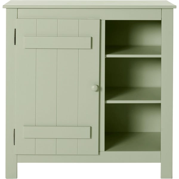 Svetlozelená skrinka z borovicového dreva 90x90 cm Bertram – Støraa