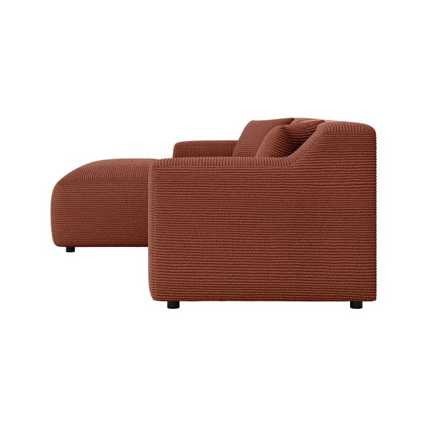 Menčestrová rohová pohovka v tehlovej farbe (ľavý roh/s leňoškou) Martin – Ropez-image-3