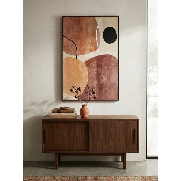 Tlačený/s ručne maľovanými prvkami obraz s rámom/na plátne 83x123 cm Gallery – Bizzotto-image-1
