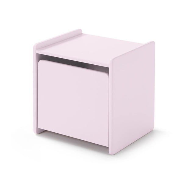 Ružový nočný stolík Vipack Kiddy