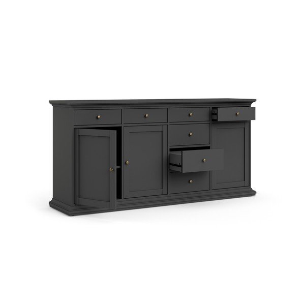 Sivá nízka komoda 189x92 cm Paris – Tvilum-image-4