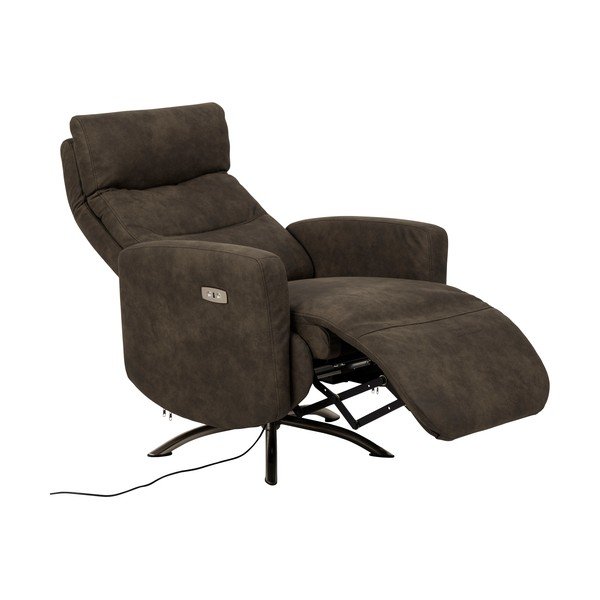 Antracitové relaxačné kreslo Kamares – Actona-image-3