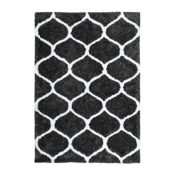 Ručne tkaný koberec Kayoom Finesse 924 Graphit, 120 × 170 cm