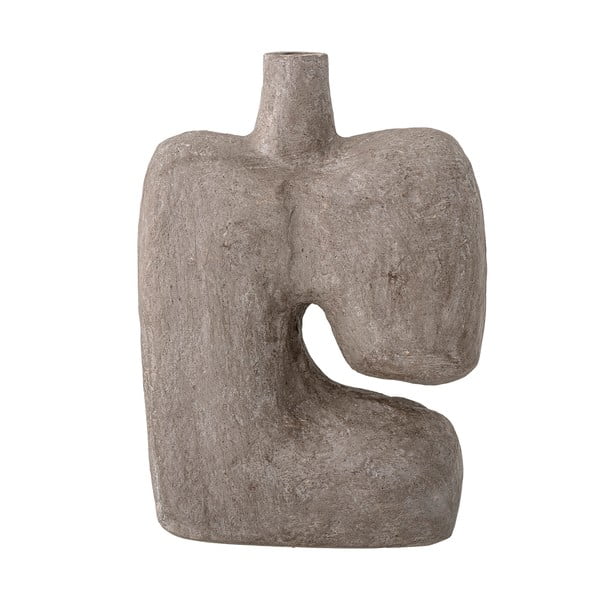 Sivá dekoratívna papierová váza Bloomingville Banael, výška 36 cm-image-4