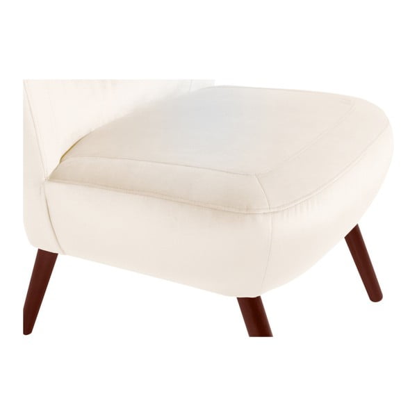 Krémové kreslo Ma× Winzer Sari Velvet-image-4