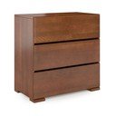 Hnedá komoda z bukového dreva Skandica Sandemo, 80 x 81 cm