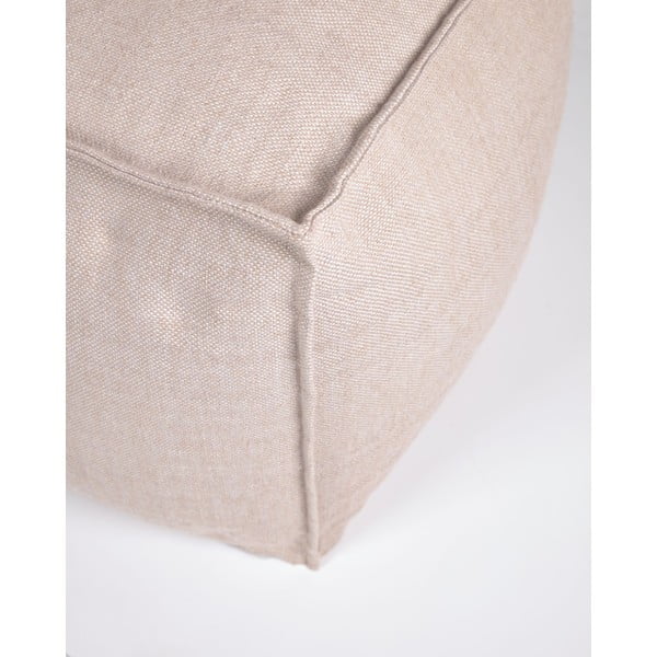 Béžový záhradný puf Kave Home Leeith, 40 x 39 cm-image-1