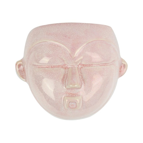 Ružový nástenný kvetináč PT LIVING Mask, 18,1 x 14,5 cm