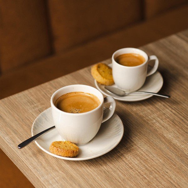Svetlosivá porcelánová šálka na cappuccino 200 ml Nuance – BonBistro-image-1