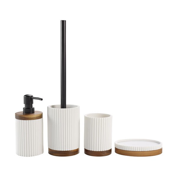 Biela WC kefa z polyresínu Niagara – douceur d'intérieur-image-2