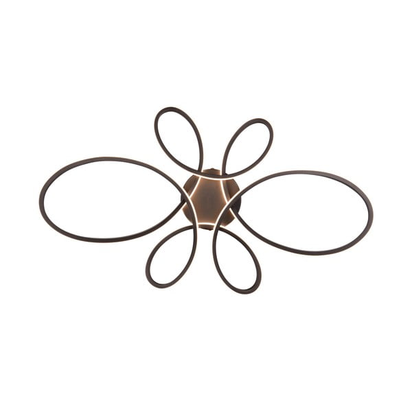 Čierne LED stropné svietidlo 45.5x83 cm Fly – Trio-image-1