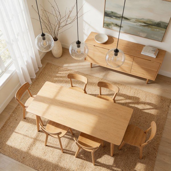 Jedálenské stoličky v dekore duba Roxby - Actona-image-2