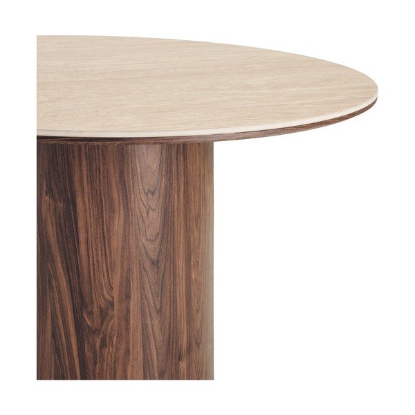 Okrúhly jedálenský stôl s keramickou doskou ø 120 cm Delphi – House Nordic-image-4