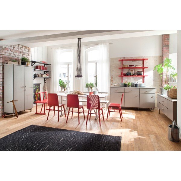 Červená nástenná policaTenzo Grain-image-3