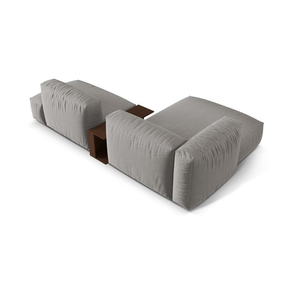 Svetlosivá modulárna rohová pohovka (ľavý roh) Martina – Micadoni Home-image-3