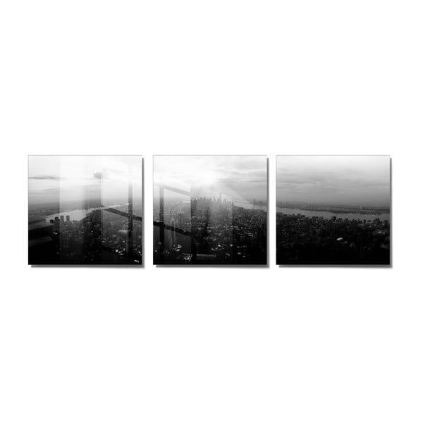 Obrazy v súprave 3 ks 40x40 cm City – Wallity