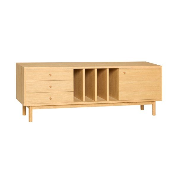 Komoda v dekore duba v prírodnej farbe 140x50x37 cm Nobby – Hübsch-image-3