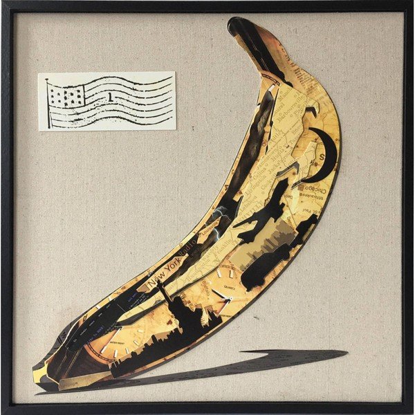 Ručne maľovaný obraz Vivorum Warhol, 42 × 42 cm