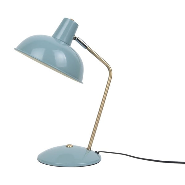 Svetlomodrá stolová lampa Leitmotiv Hood