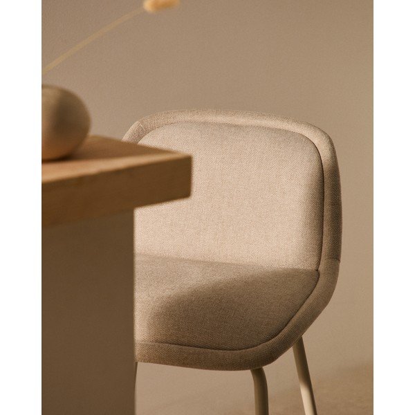 Béžová barová stolička (výška sedadla 65 cm) Aimin – Kave Home-image-2