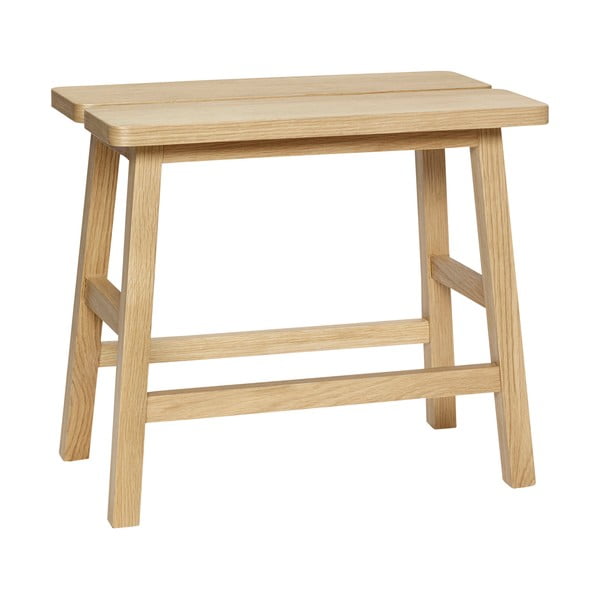 Stolička z dubového dreva Hübsch Ground