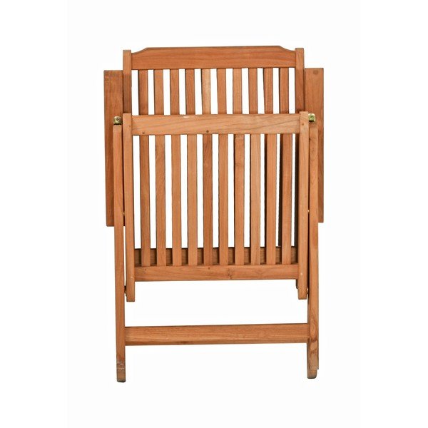 Hnedé drevené záhradné kreslo Solo – Garden Pleasure-image-3