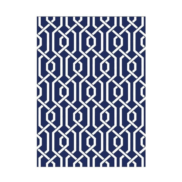 Ručne tkaný koberec Camila Blue, 155x240 cm