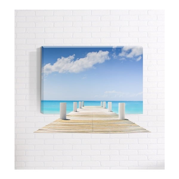Nástenný 3D obraz Mosticx Pláž, 40 x 60 cm