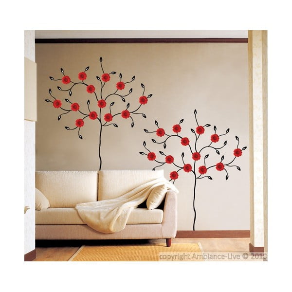 Samolepka Fanastick Red Gerbera Tree-image-1