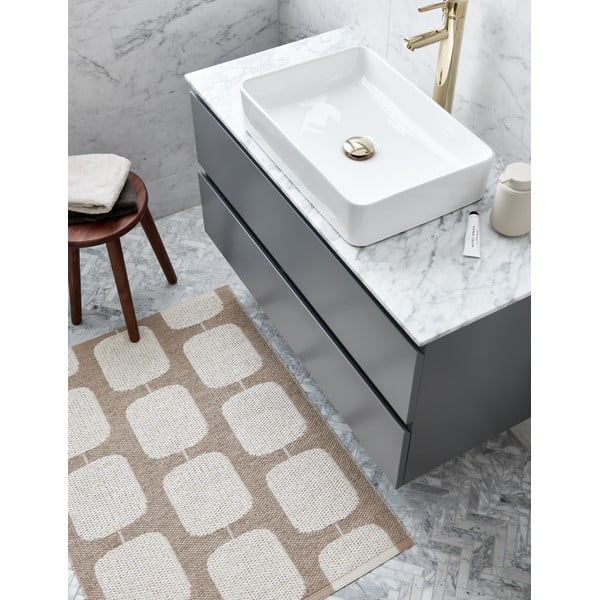 Béžovo-krémový vnútorný a vonkajší koberec 70x100 cm Sten Light Nougat – Pappelina-image-1