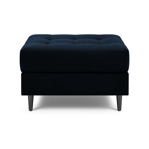 Modrá zamatová podnožka Milo Casa Santo-image-3