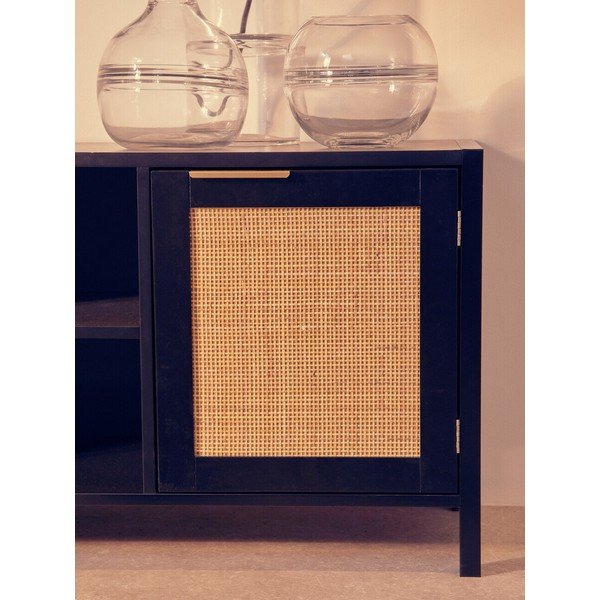 Čierny TV stolík 120x52x38 cm Sherman – Premier Housewares-image-2