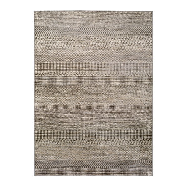 Sivý koberec z viskózy Universal Belga Beigriss, 140 x 200 cm