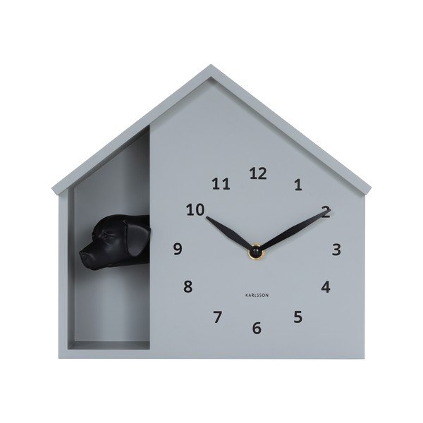 Nástenné hodiny Peeking Doggy – Karlsson