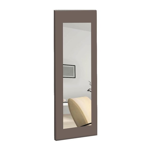 Nástenné zrkadlo s hnedým rámom Oyo Concept Chiva, 40 x 120 cm