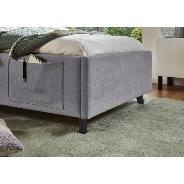 Sivá detská posteľ bez roštu 90x200 cm Cosy – Meise Möbel-image-3