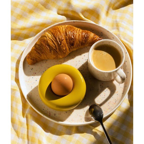 Béžový porcelánový tanier ø 25 cm Fika – ONA-image-1